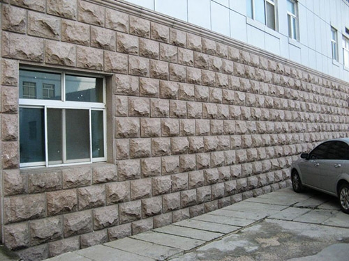 新疆将军红蘑菇石 外墙干挂